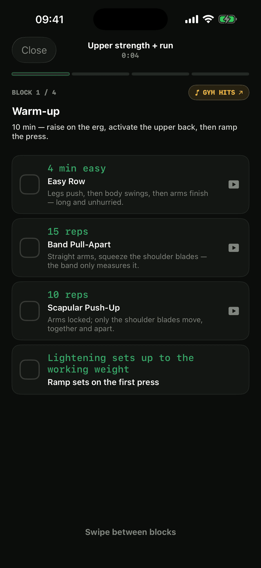 Hybrid Athlete: Training Plans — Session